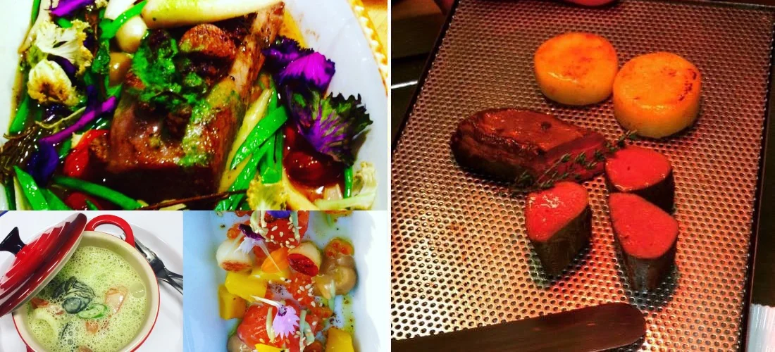 Ett urval av maträtter från Borrwall Gastros kök